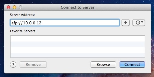 Connect to a Network Drive
